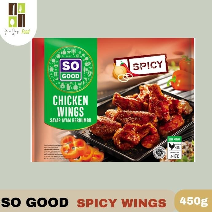 

diskon! so good spicy wings / ayam sayap /ayam sayap pedas 400gr