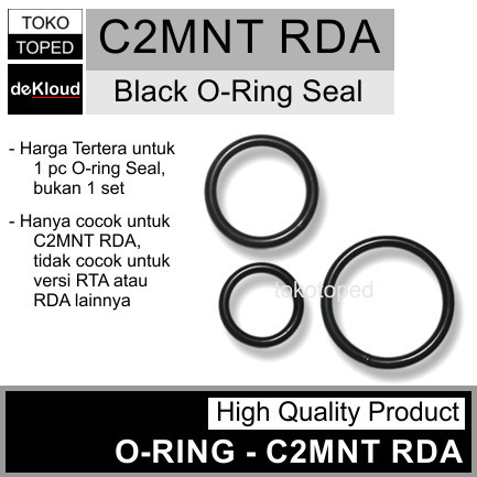 STOK TERBATAS C2MNT RDAx Black O-Ring Seal CSMNT V2 karet oring silikon sil