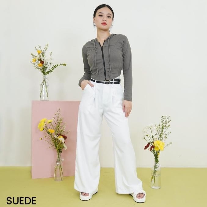 JH One set jacket tanktop rub deco l atasan jaket set tanktop jacket crop