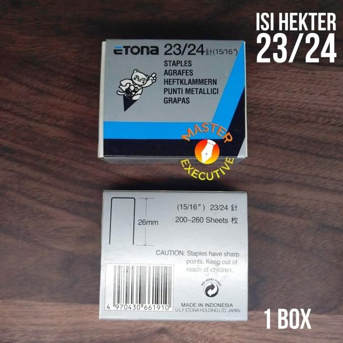 

Sale [Box] Etona 23/24 - 15/16 " Isi Staples - Hekter Stapler Jilid