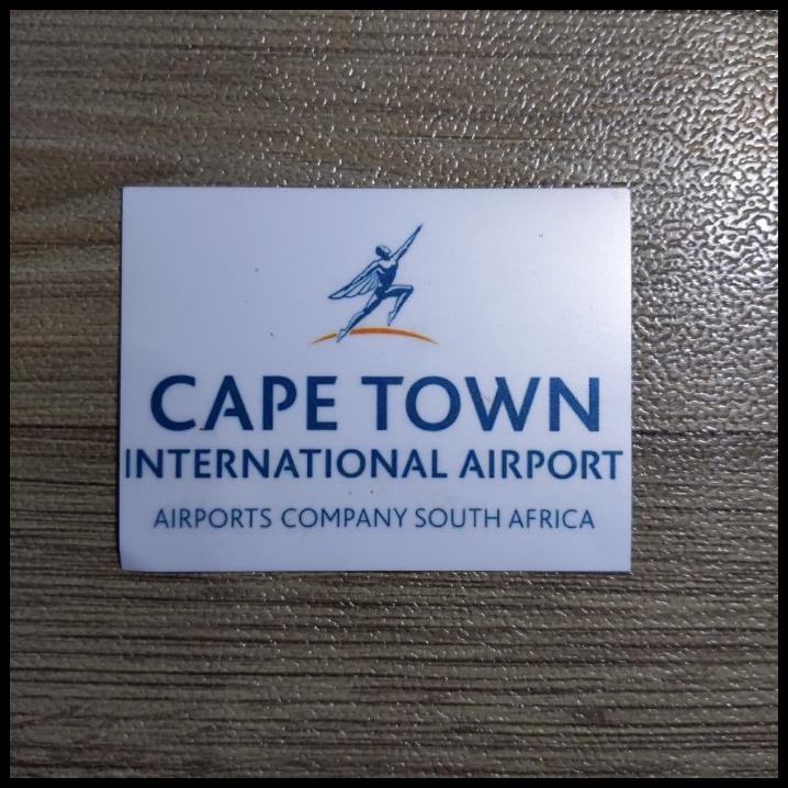 

TERMURAH STICKER AIRPORT CAPE TOWN INTERNATIONAL AIRPORT SOUTH AFRICA STIKER !!