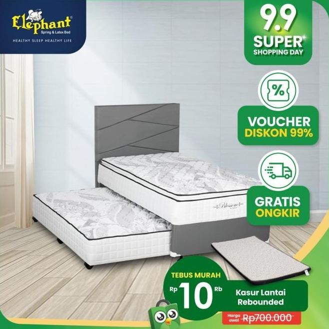 Kasur Springbed 2 In 1 Blossom Elephant