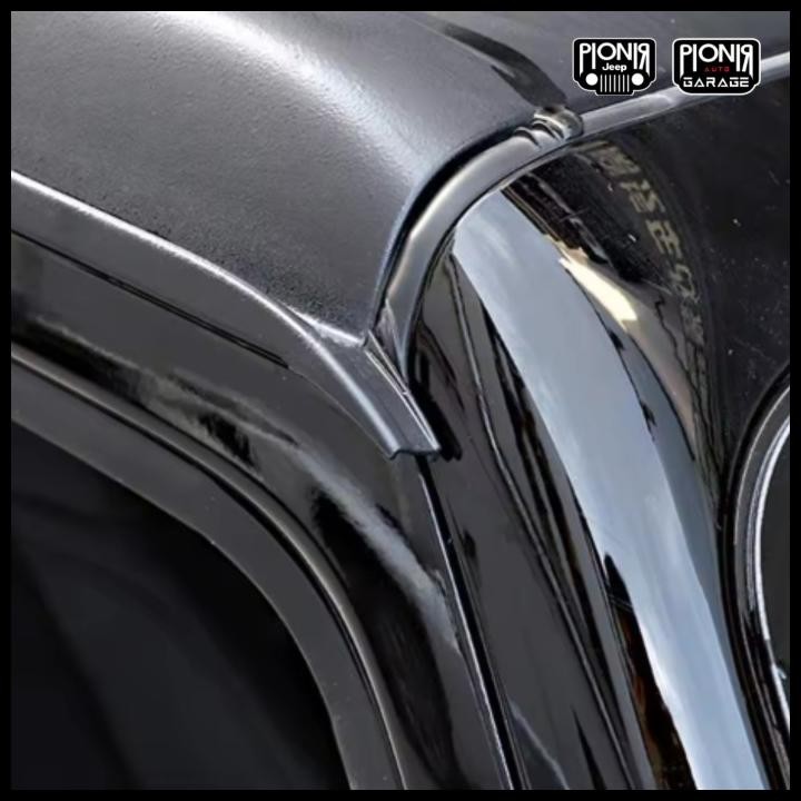 HOT DEAL HARDTOP RAIN GUTTER SHORT TYPE JEEP WRANGLER RUBICON JL JEEP GLADIATOR JT TALANG AIR HARDTO
