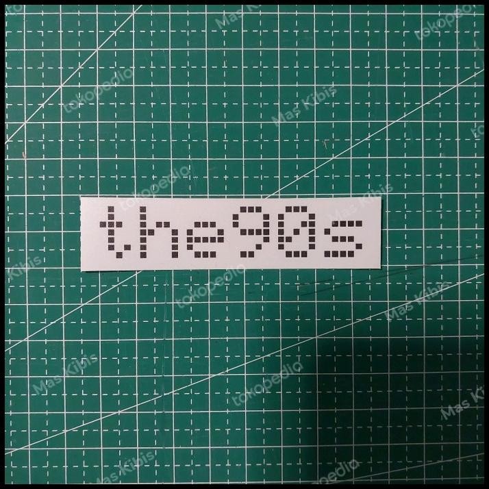 

TERBARU STICKER THE 90S PIXEL 90AN !!!!