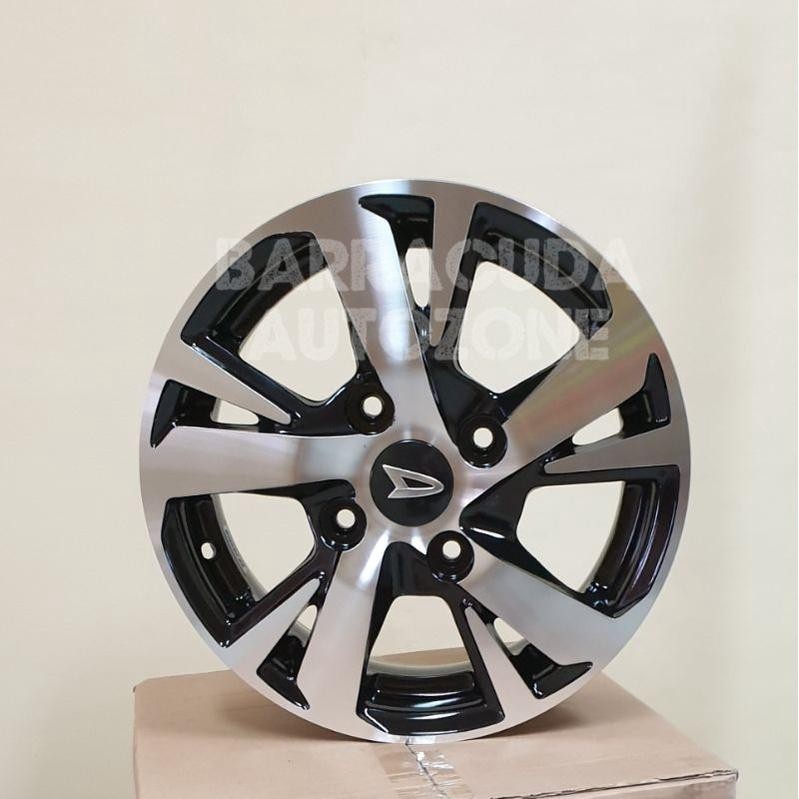 Velg Racing Baru All New Xenia Sporty Avanza Black Polish 2 Tone Model Oem Ori 4X114 R14 Ring 14 Two