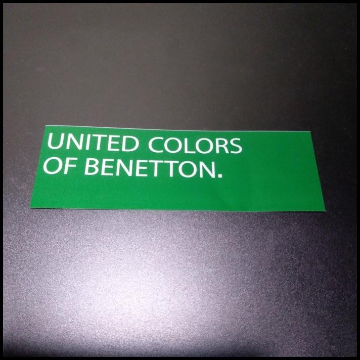 

TERMURAH STIKER BENETTON !!!!