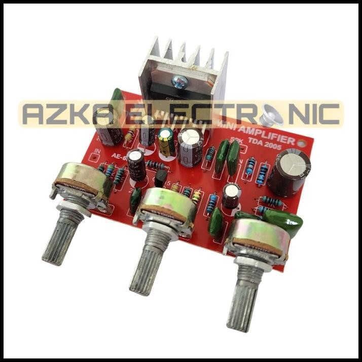 GRATIS ONGKIR KIT MINI POWER AMPLIFIER SPEAKER AKTIF TDA 2005 MONO 40W 12V DC AE-60 
