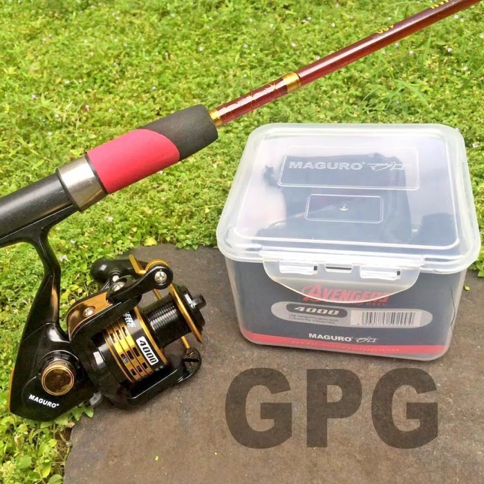 PROMO Set Pancing Laut MAGURO Joran LEVIATHAN 1,8 M(Fiber Solid Transparan