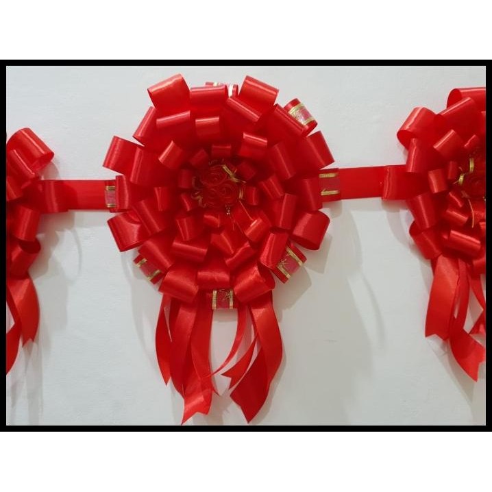 

TERMURAH PITA PERESMIAN / GUNTING PITA / PITA OPENING / PITA SATIN / FULL MERAH !