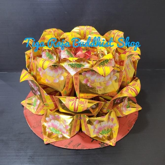 

sale! kertas sembahyang lipat teratai kuan im sedang besar