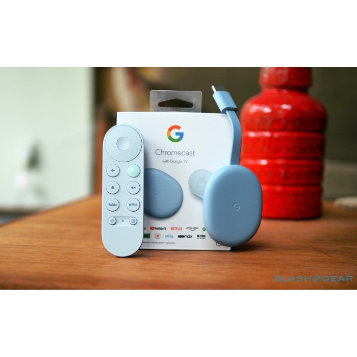 FIRST HAND GOOGLE CHROMECAST WITH GOOGLE TV 4K HDR / HD ORIGINAL BNIB