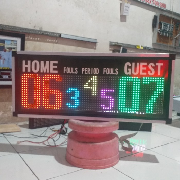 TERBARU  Promo Papan skor futsal - jual papan score futsal digital murah
