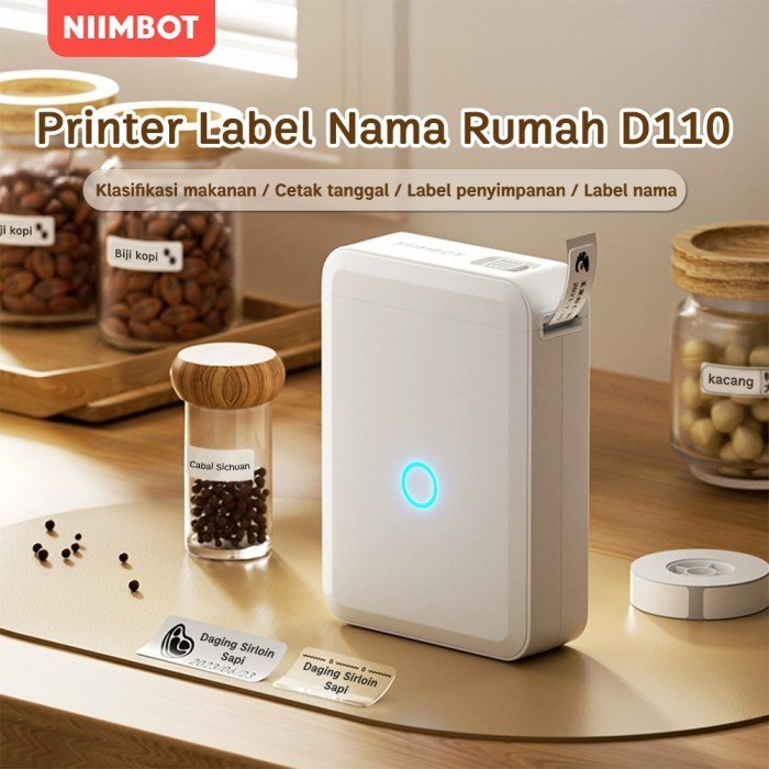 

Niimbot D110 Printer tanpa tinta Bluetooth untuk penandaan nama harga