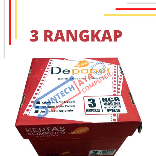 Kertas Continuous Form Depaper 3 ply PRS NCR