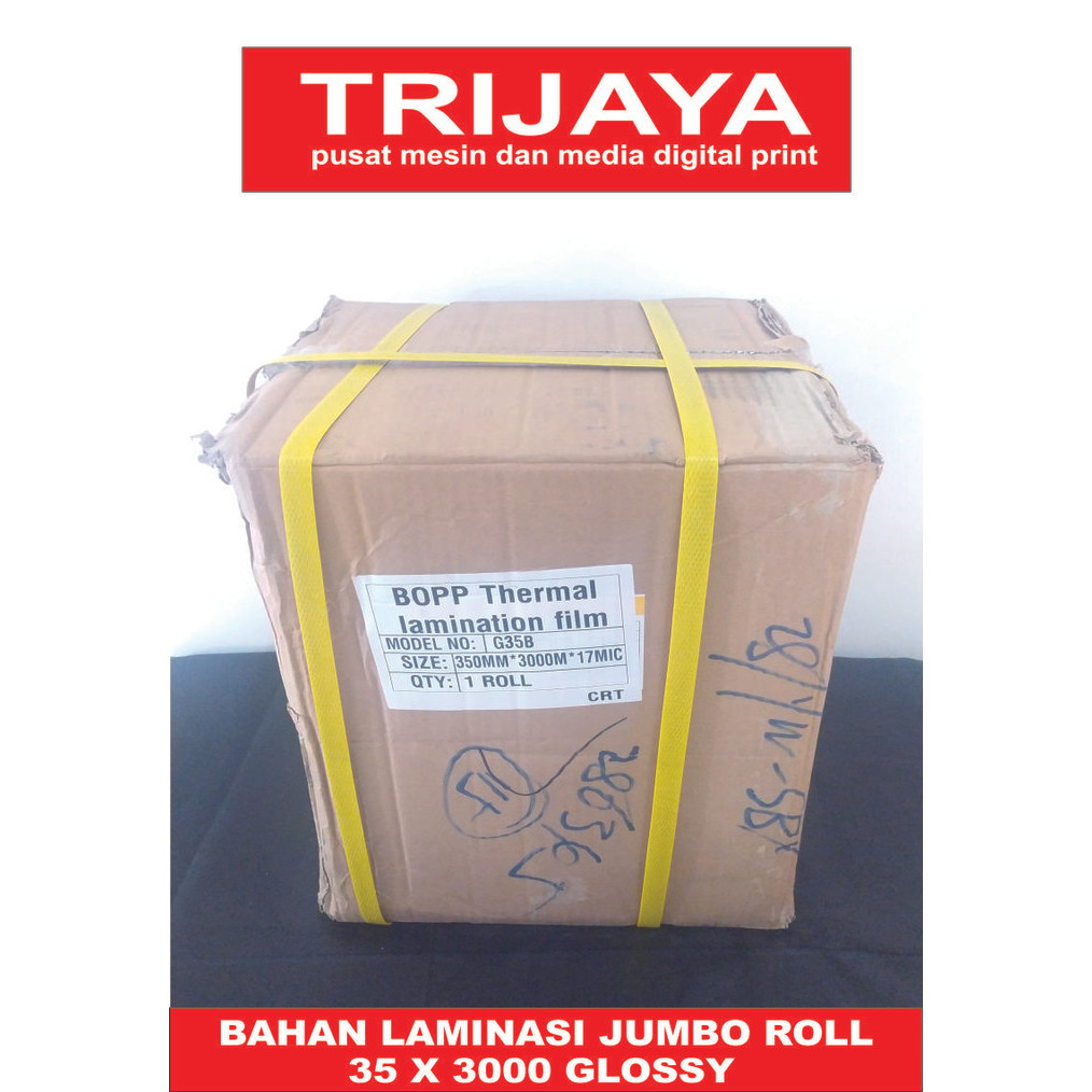 

Bahan Laminasi Jumbo Roll Panas 35 x 3000