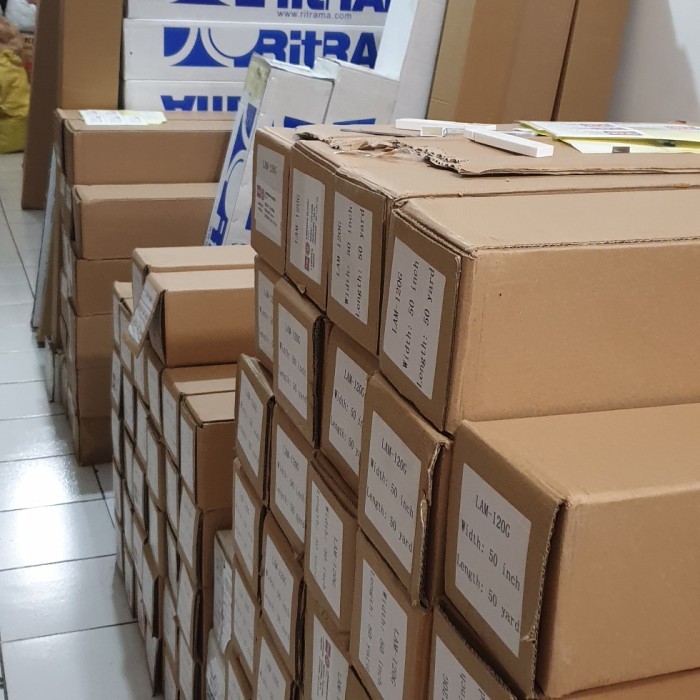 

Laminasi Dingin 100 gsm 42" ( 1,07 m x 46 m ) Matte / Glossy