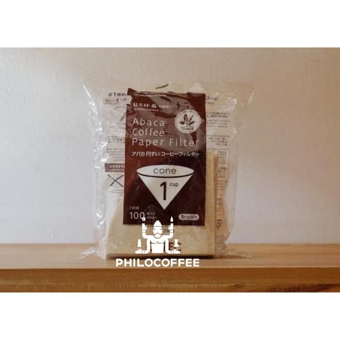 

sale! cafec abaca coffee paper filter 1cup brown | kertas saringan kopi