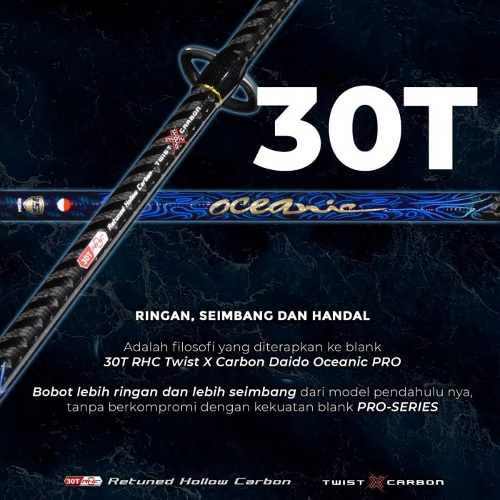 Joran Pancing Joran Daido Oceanic Pro Series ( Full Fuji Guide )