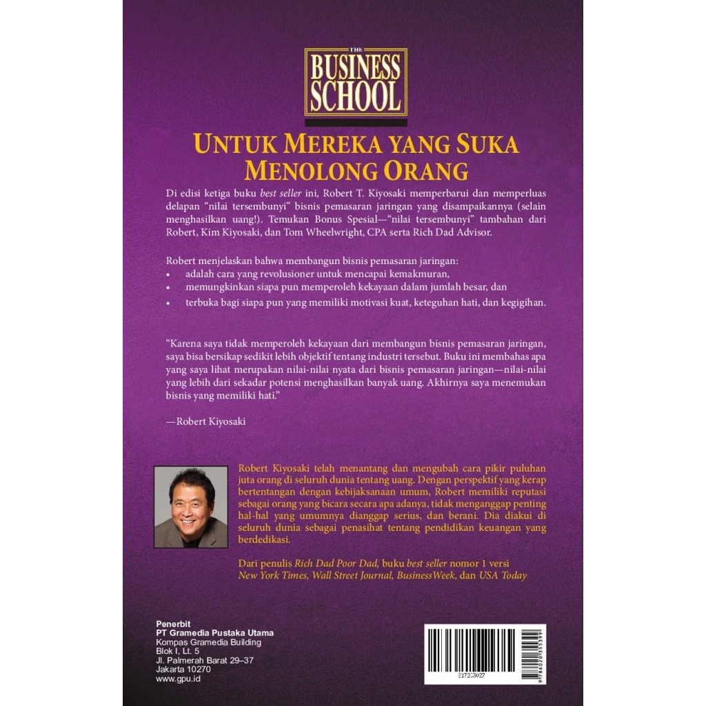 BUKU THE BUSINESS SCHOOL - ROBERT T.KIYOSAKI