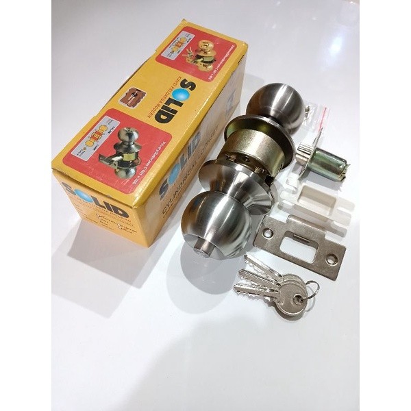 Kunci Bulat SOLID C601x400 / Kunci Bulat Kamar Mandi