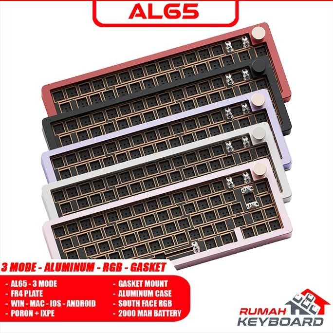 Newseries| MECHANICAL KEYBOARD - SUGAR65 - 65% - GASKET - SOUTH RGB  - ALUMINUM