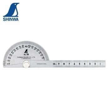 

TERLARIS! Shinwa Rules Protractor Polish Finish S1550-62987 / Shinwa 62987