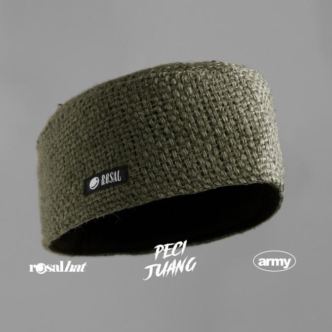 || TerLARIS ``~ Peci Juang ROSAL - Songkok Kopiah Pria Kain Goni Karung `` BS99