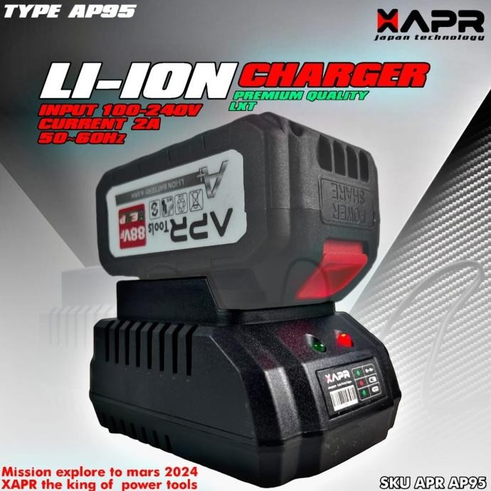 ori - charger bor baterai apr japan 20vf 25vf 32vf 36 42v