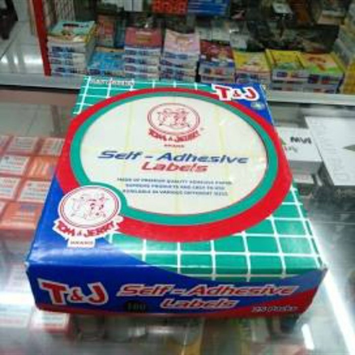 

stiker label tom and jerry biasa no 107 ( 1 box isi 25 set )