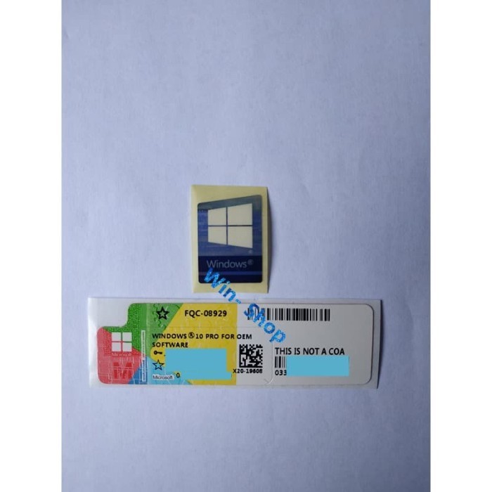 

Paket Win 10 Pro ( Stiker + Logo)