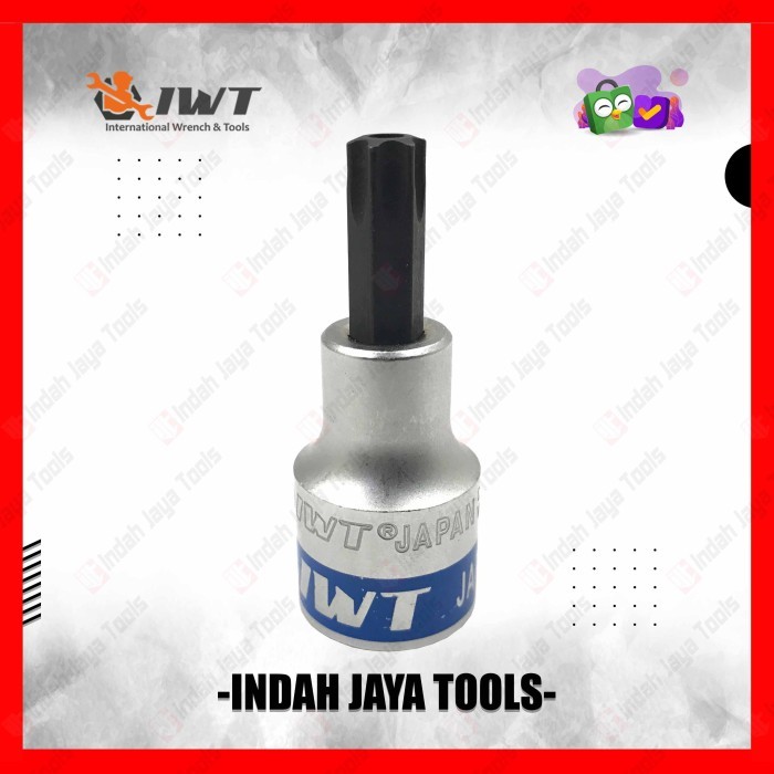 Terlaris IWT JAPAN Mata Sok Bintang T40 T50 Kunci Kepala Babi Lubang Tamper SALE