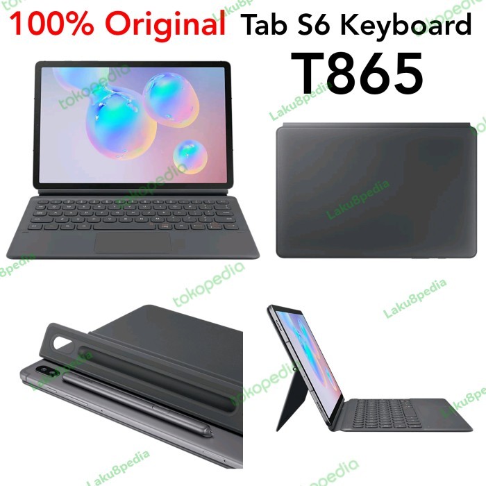 Samsung Galaxy Tab S6 Keyboard Bluetooth S6 Lite Original Book Cover