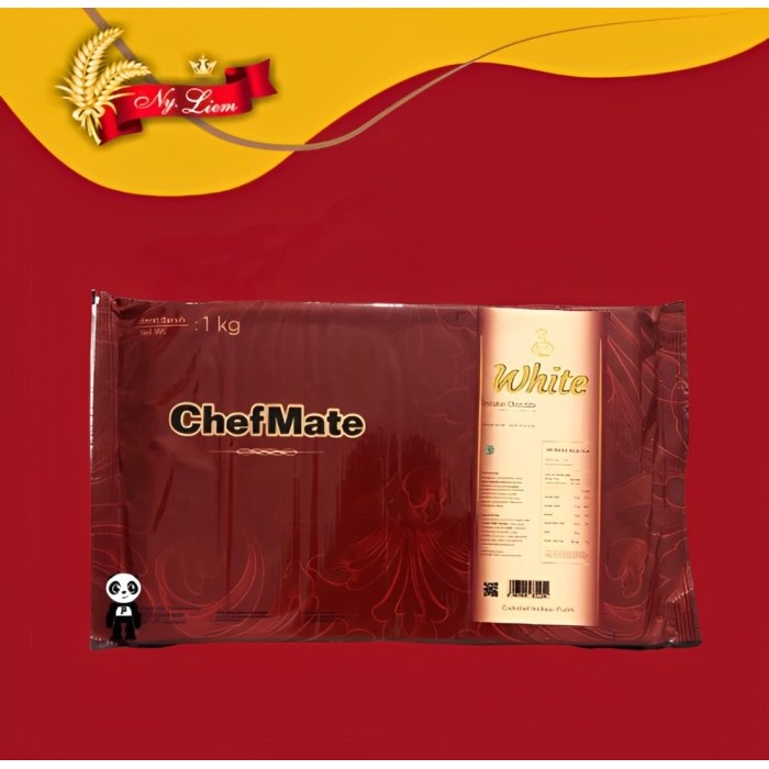 

CHEFMATE White Chocolate Compound / Cokelat Putih 1 kg