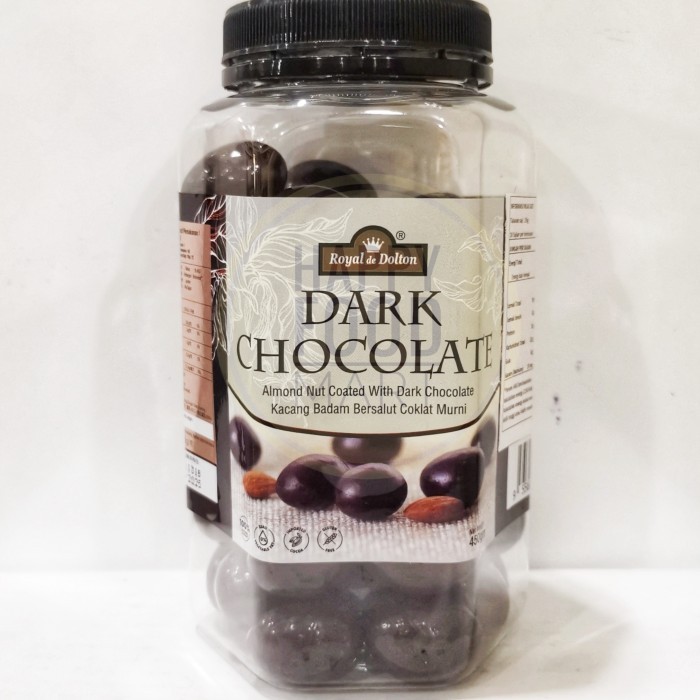 

ROYAL DE DOLTON 450G/COKELAT KISMIS/IMPORTED DARK CHOCOLATE/