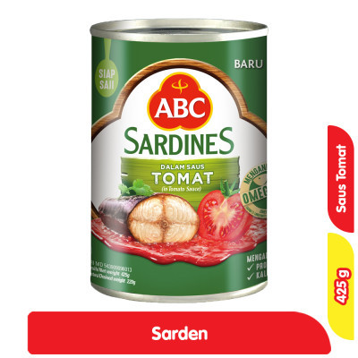 

ABC Sarden Saus Tomat 425 g