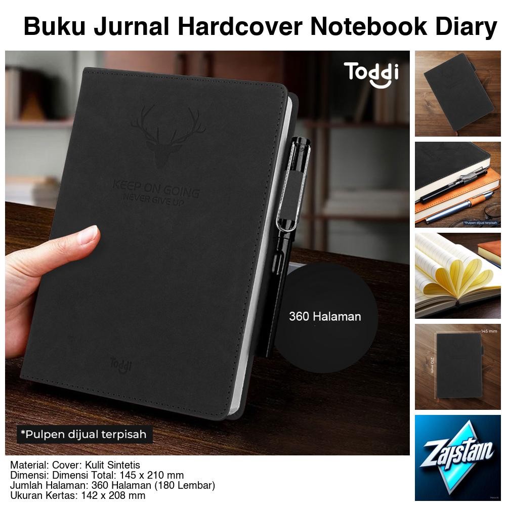 

Buku Jurnal Hardcover Notebook Diary 80 GSM 360 Halaman Grid - CW-5025