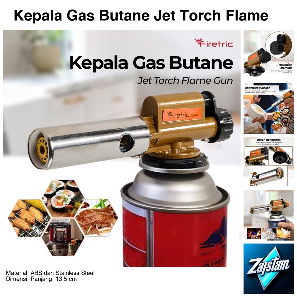 Kepala Gas Butane Jet Torch Flame Gun - TQ-803