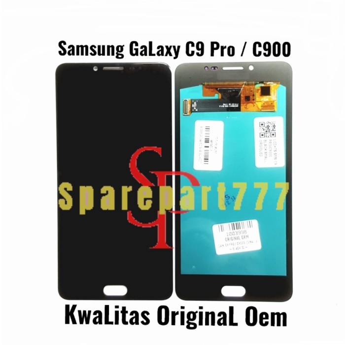 Lcd Touchscreen Fullset Kwalitas Ori oem Samsung Galaxy C9 Pro - C9000