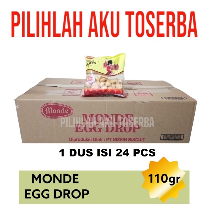 

Biskuit Monde EGG DROPS 110 gr - ( HARGA 1 DUS )