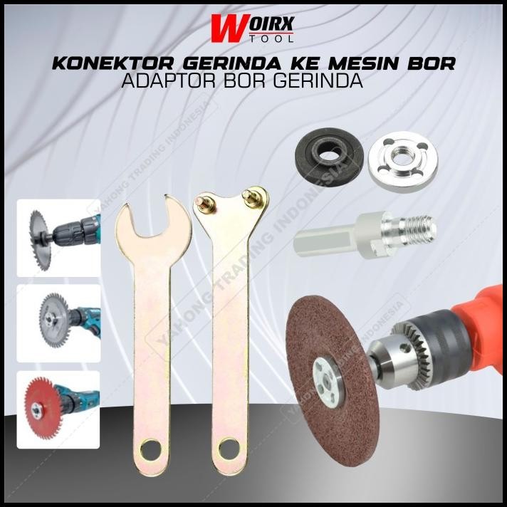 Konektor Mesin Bor Jadi Mesin Gerinda Adapter Bor Gerinda