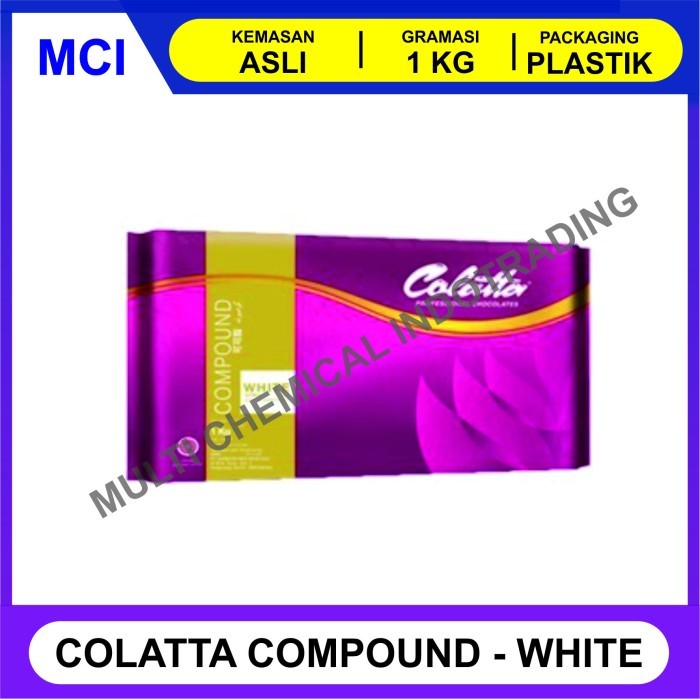 

COLATTA WHITE CHOCOLATE COMPOUND / COKLAT BATANG PUTIH 1 KG