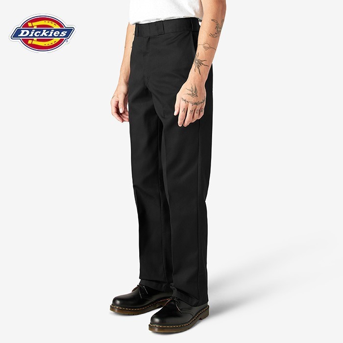 DICKIES - Men's Original 874 Work Pants, Black (BK) - Celana Kerja Pria