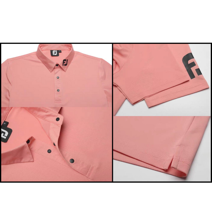 Murah Polo Shirt Baju Pria Golf Polyester Classic FJ Cuff Logo TTL-003 Non COD