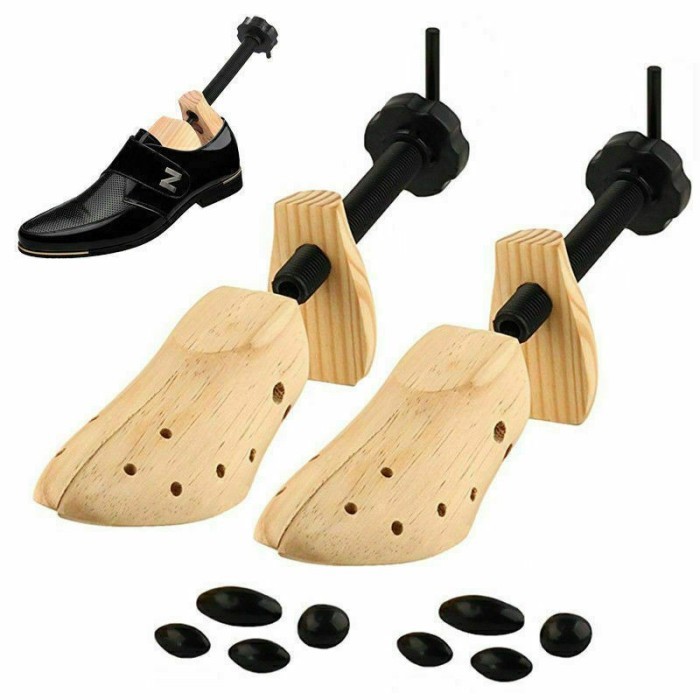 Shoes Stretcher Expander Shoe Bunion Pembesar Ukuran Sepatu Bahan Kayu