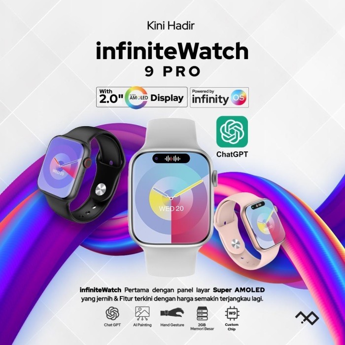 [TERLARIS] infiniteWatch 9 Pro with 2.0" HD AMOLED Display
