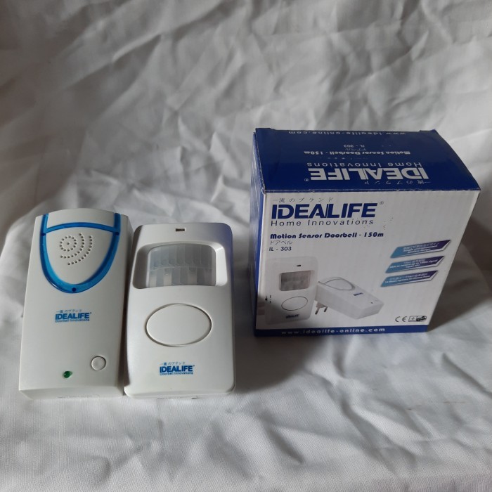 Ready Stock Idealife Il 303 Motion Sensor Doorbell
