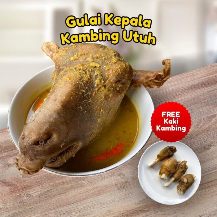 

Gulai Kepala Kambing Muda Utuh Balibul 100% Khas Tegal Haji Parto Terbaru 100 % Original