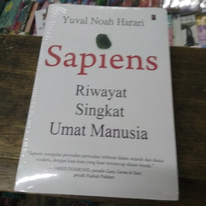 TERBARU Buku novel SAPIENS Riwayat singkat umat manusia by Yuval Noah Harari