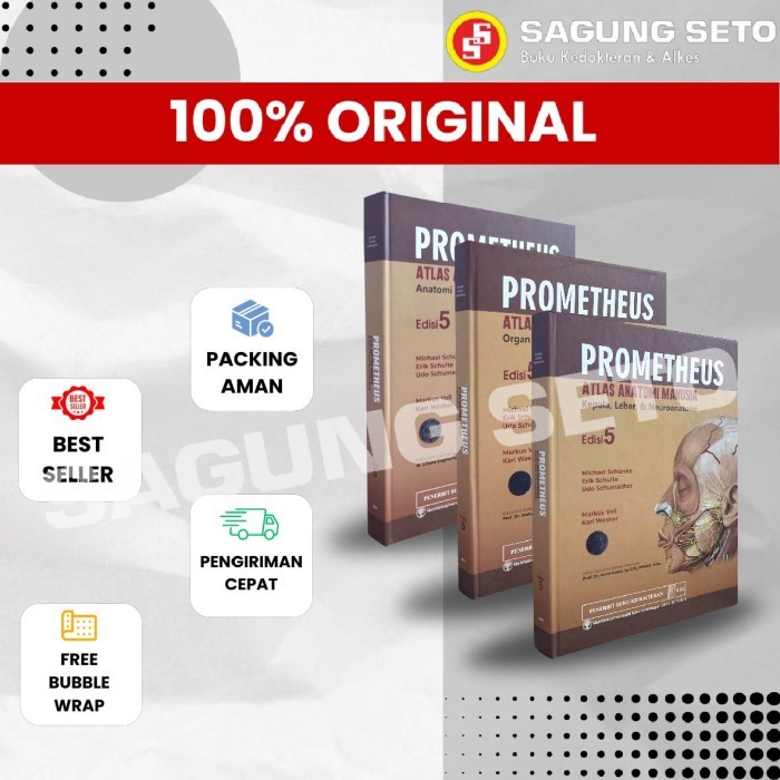 TERLARIS PROMETHEUS ATLAS ANATOMI MANUSIA EDISI 5 NEW / PROMET / PROME