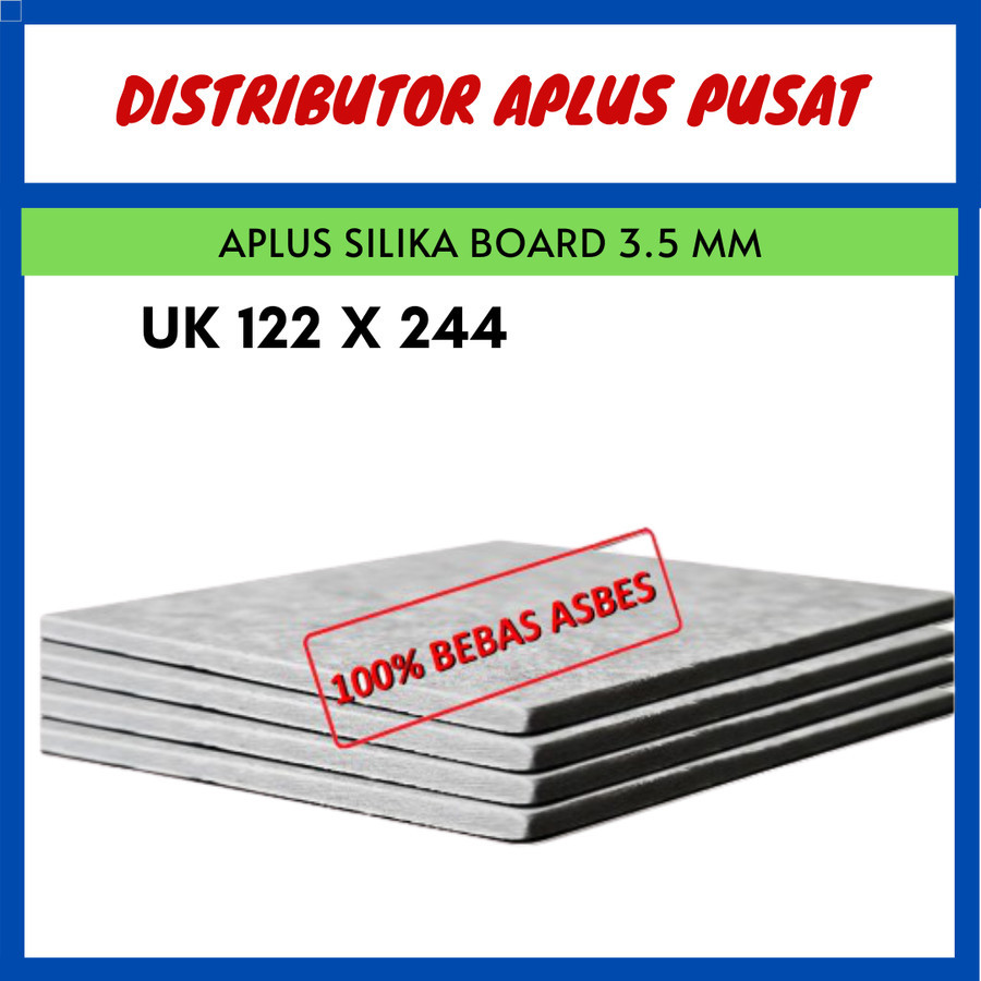 Aplus Board /Silika Board/ Papan GRC 122 x 244 x 3,5 mm